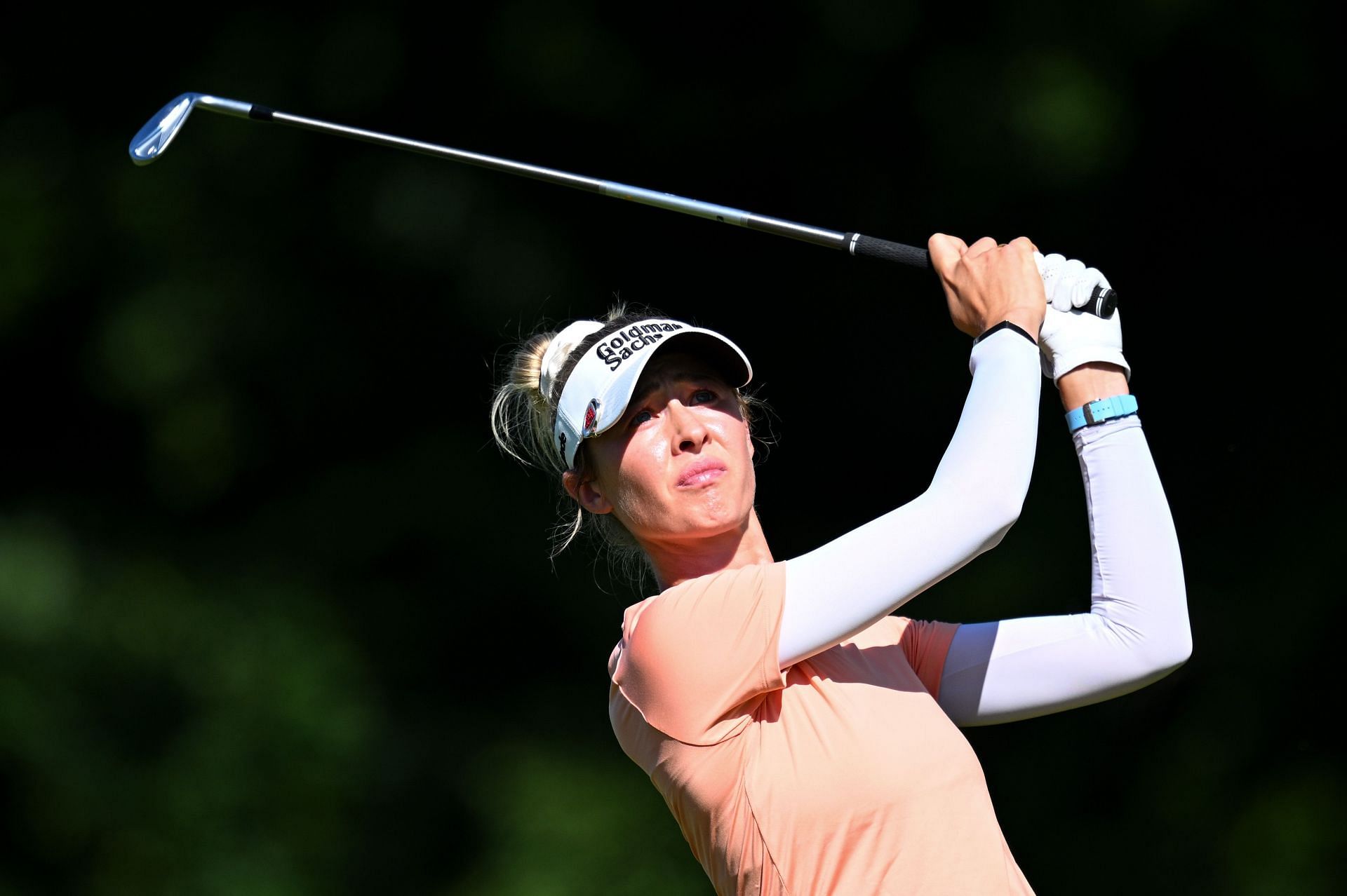 Nelly Korda during Round One of The Amundi Evian Championship 2025 - Source: Getty